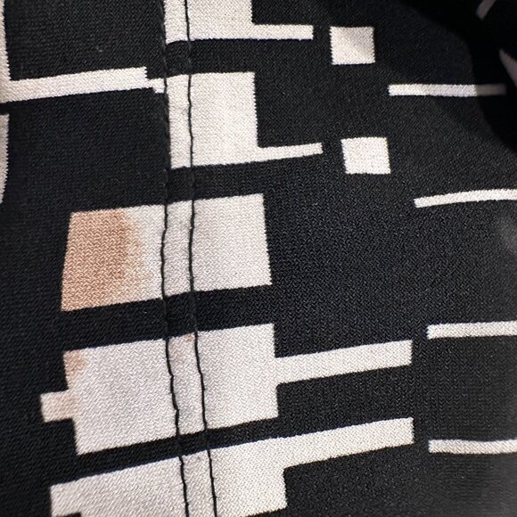 Calvin Klein Geometric Black & White Jumpsuit - Picture 5 of 5